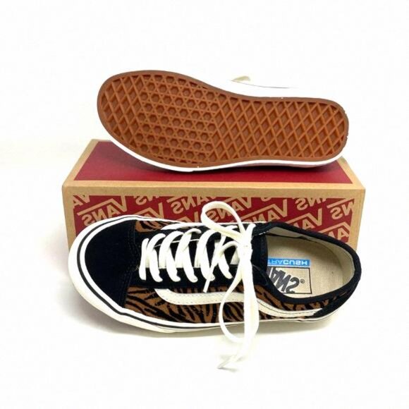 VANS Style 36 Decon SF Sneaker Women Size Animal VN0A5HYR9ZY Suede Brown Stripes - Picture 2 of 12